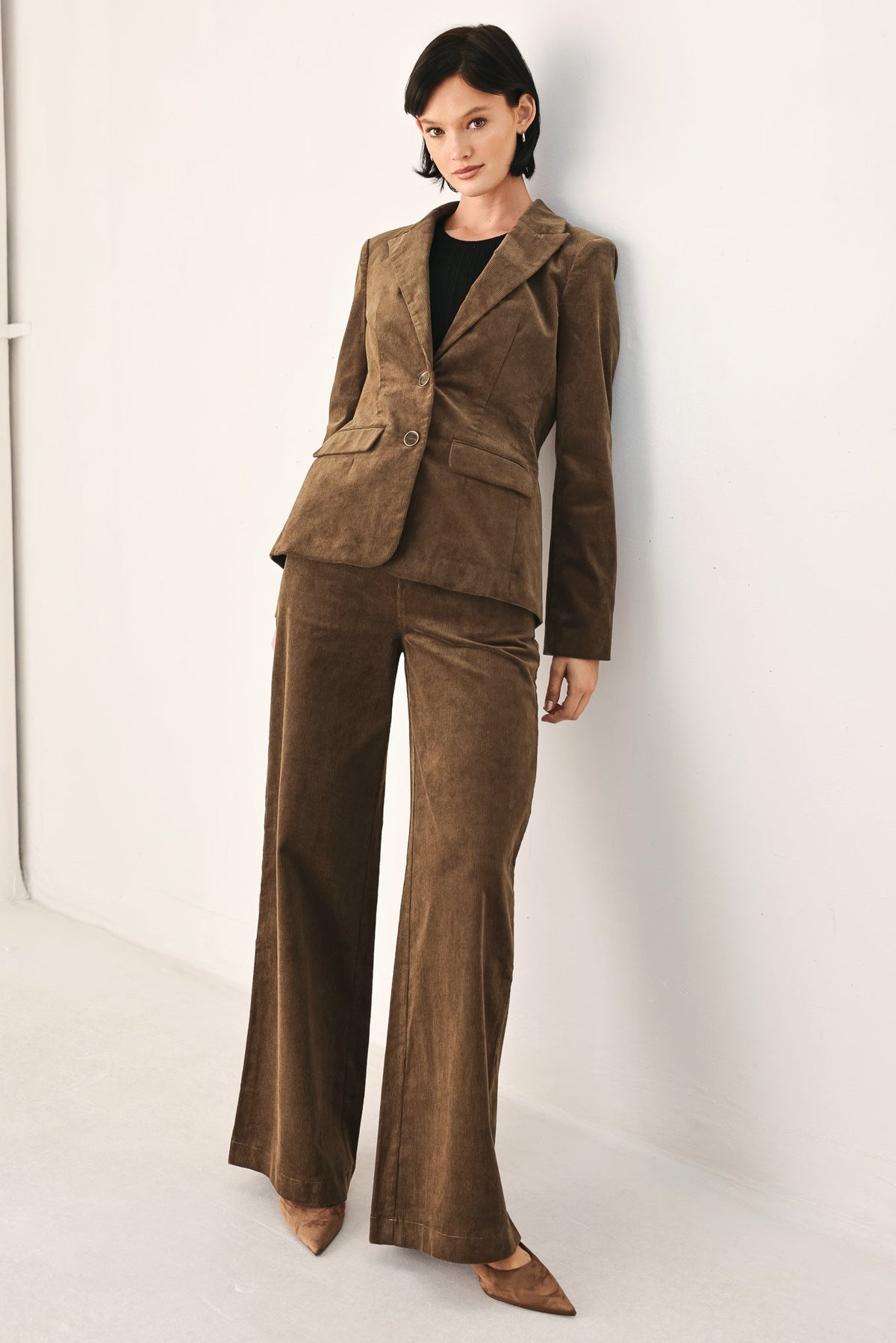 Autumn In Manhattan Corduroy Blazer