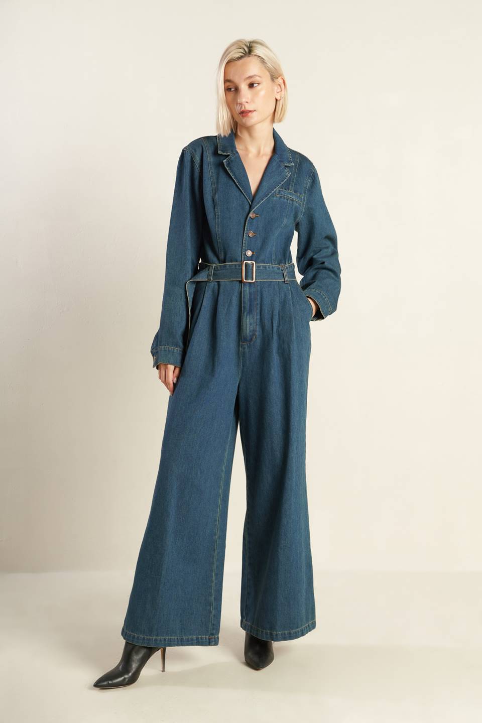 In The Details Denim Jumpsuit
