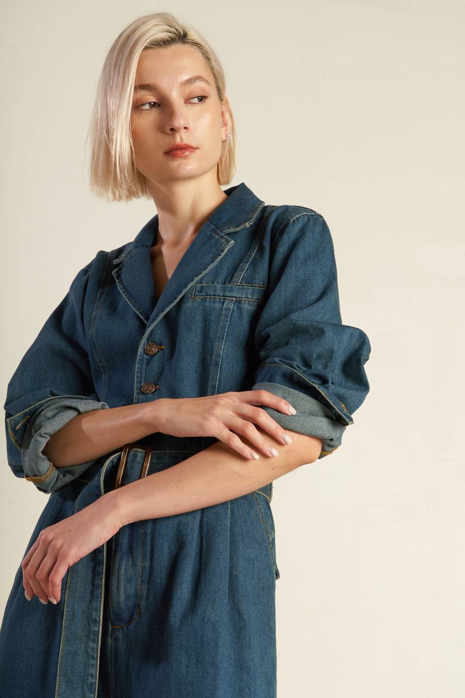 In The Details Denim Jumpsuit