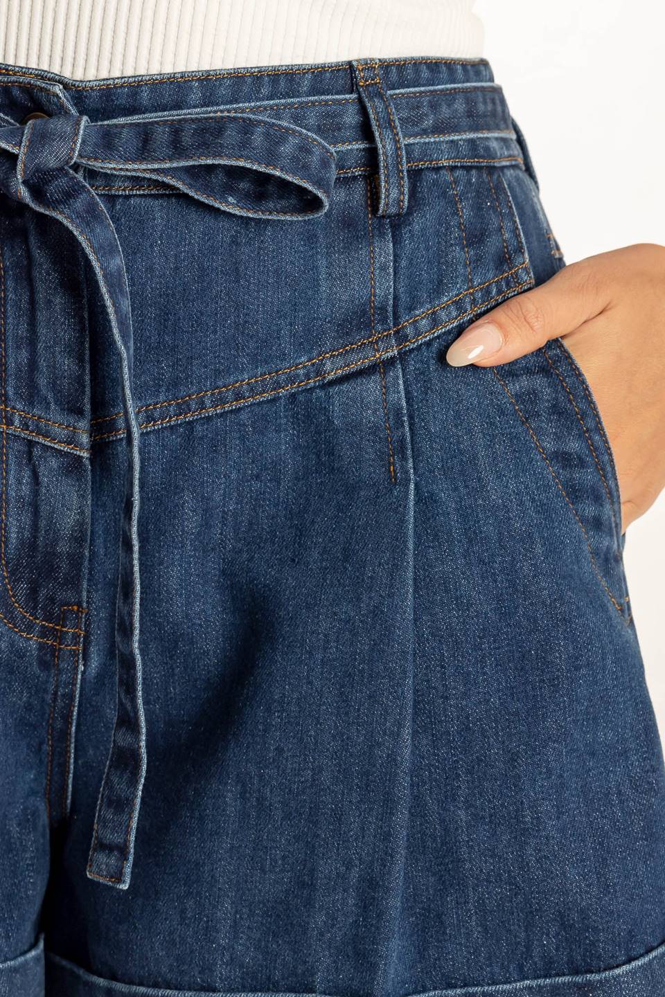 Walk In The Park Denim Shorts