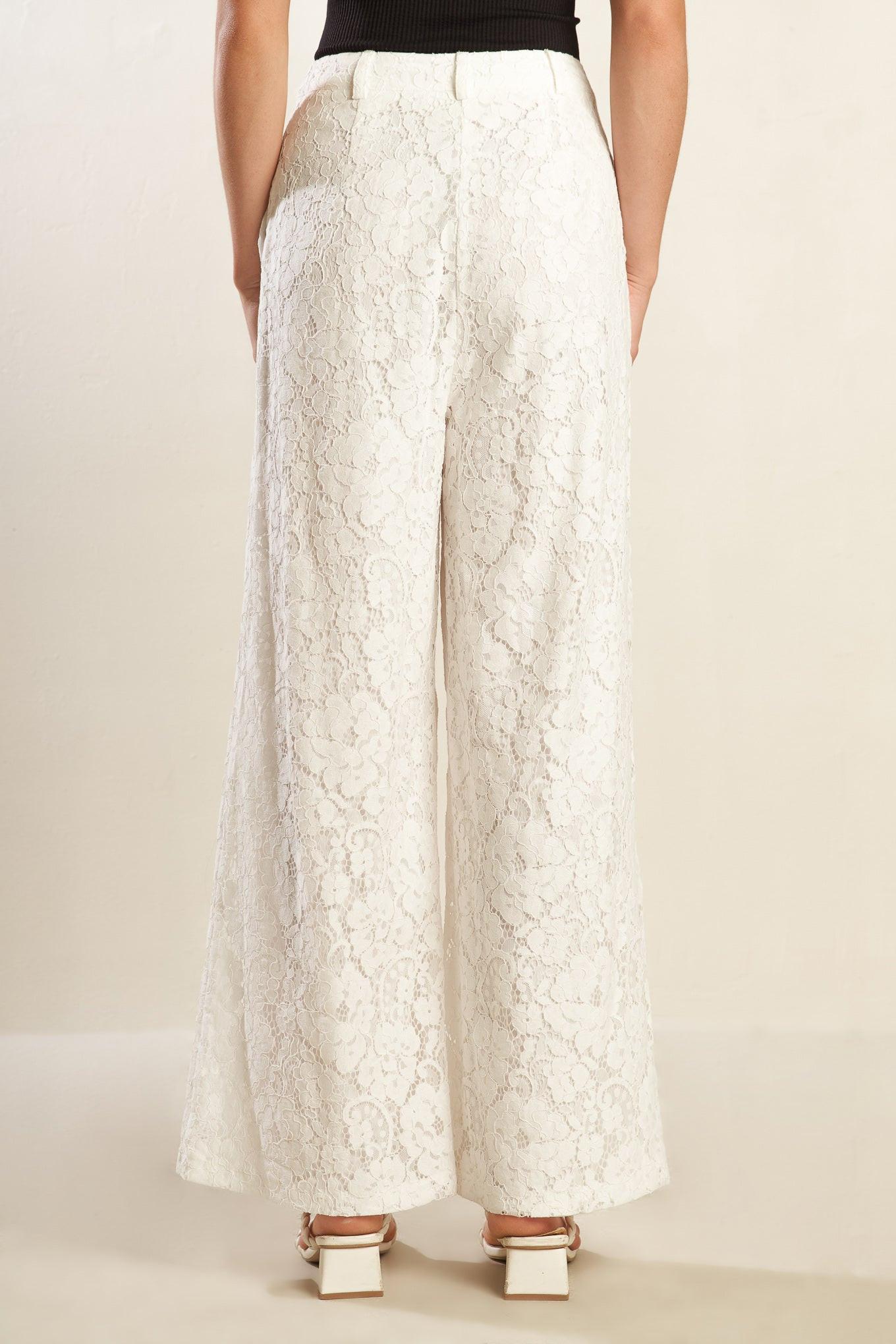 We Trust You Woven Lace Pants