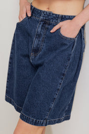 Coffee Petal Denim Short