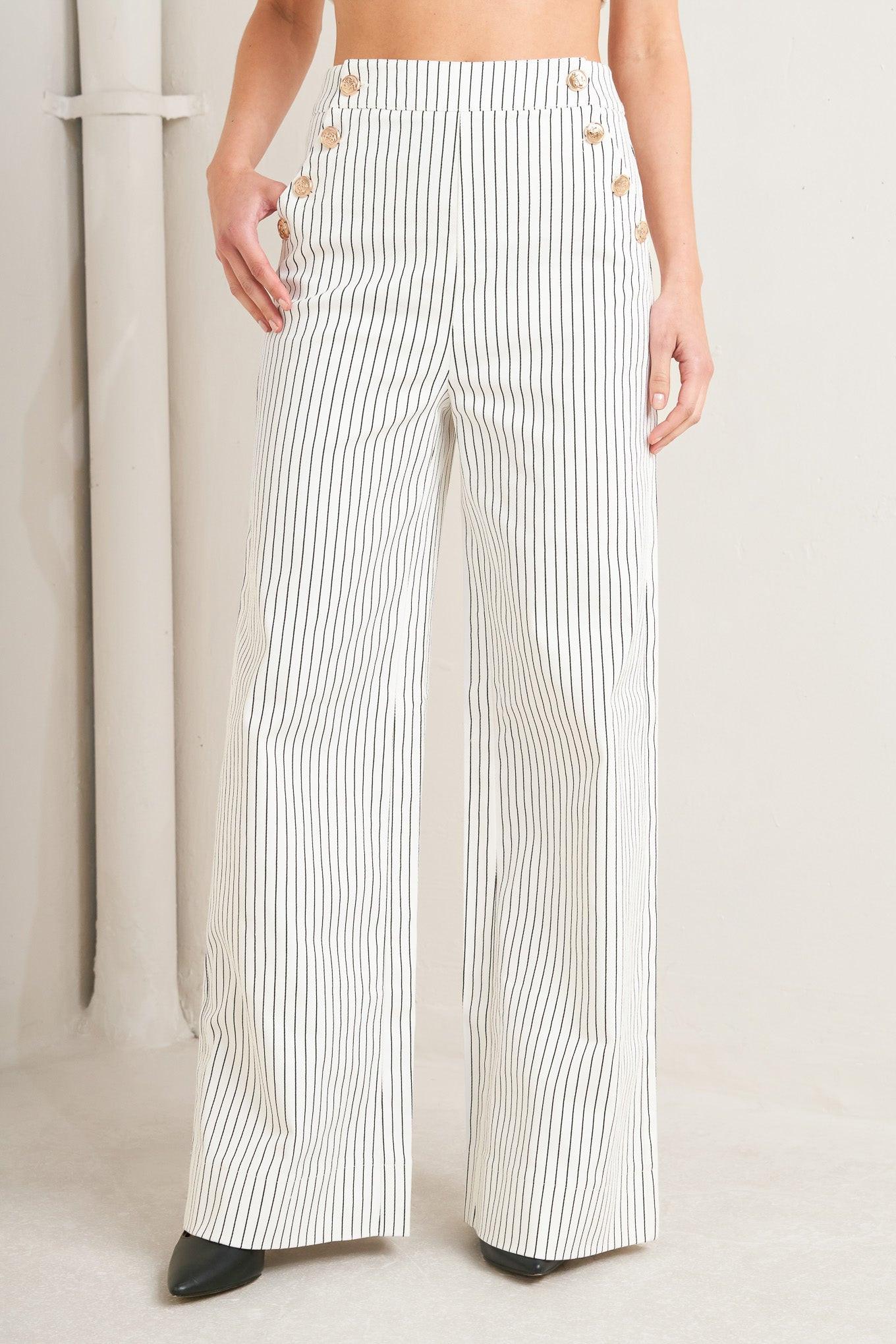 Effortless Form Stripe Woven Pants