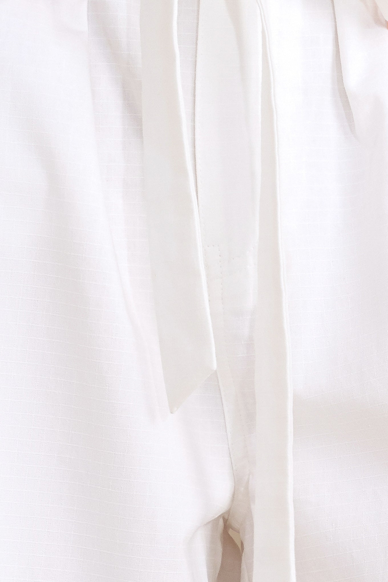 White Drift Woven Cargo Pants