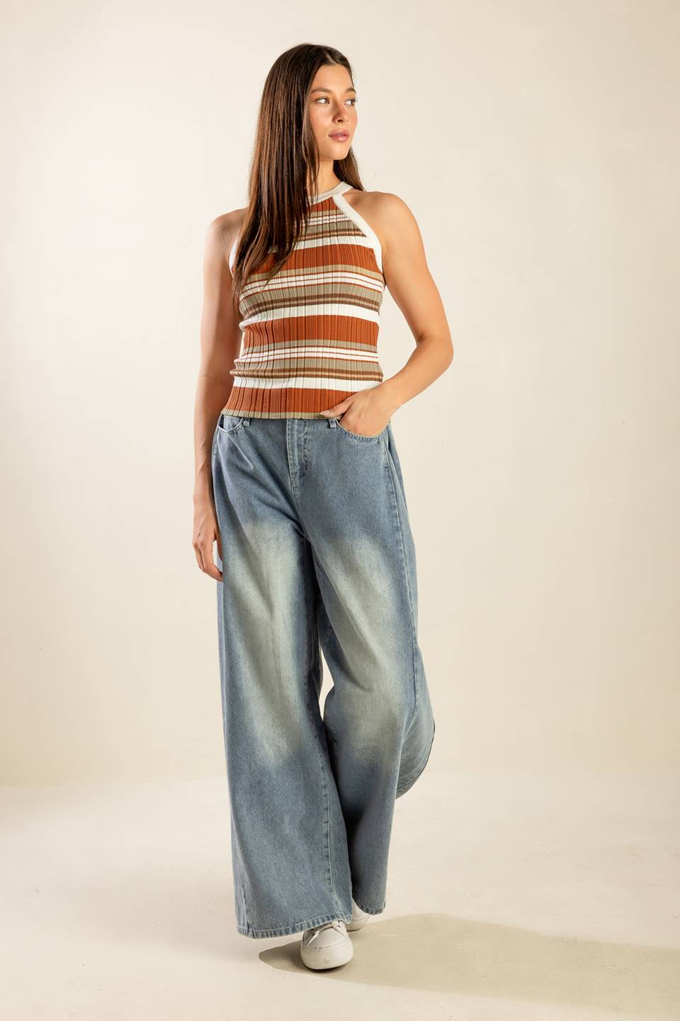 Anytime Now Sweater Knit Top