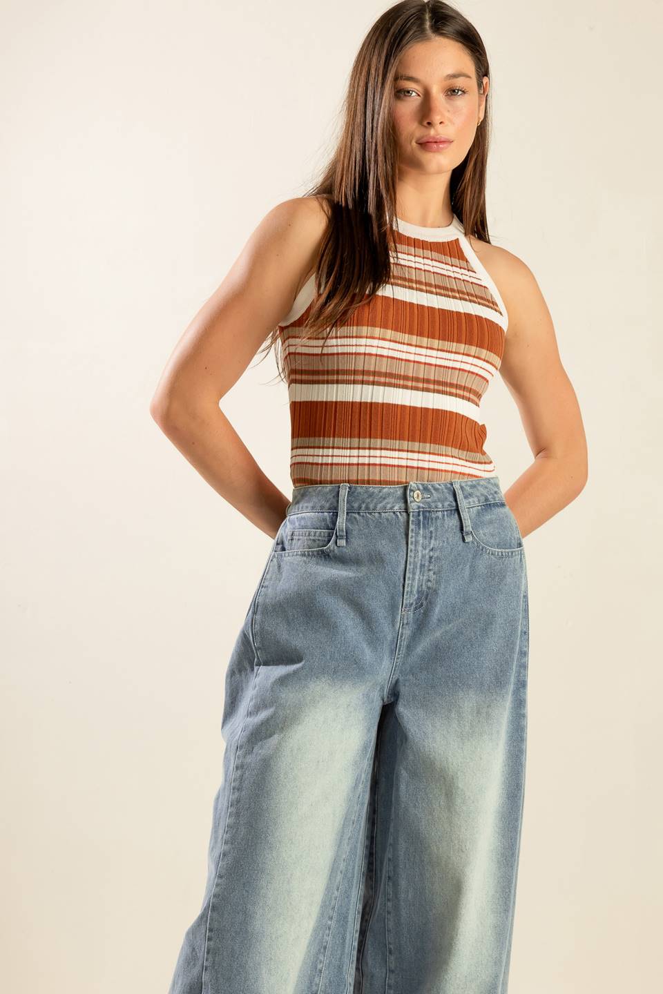 Anytime Now Sweater Knit Top