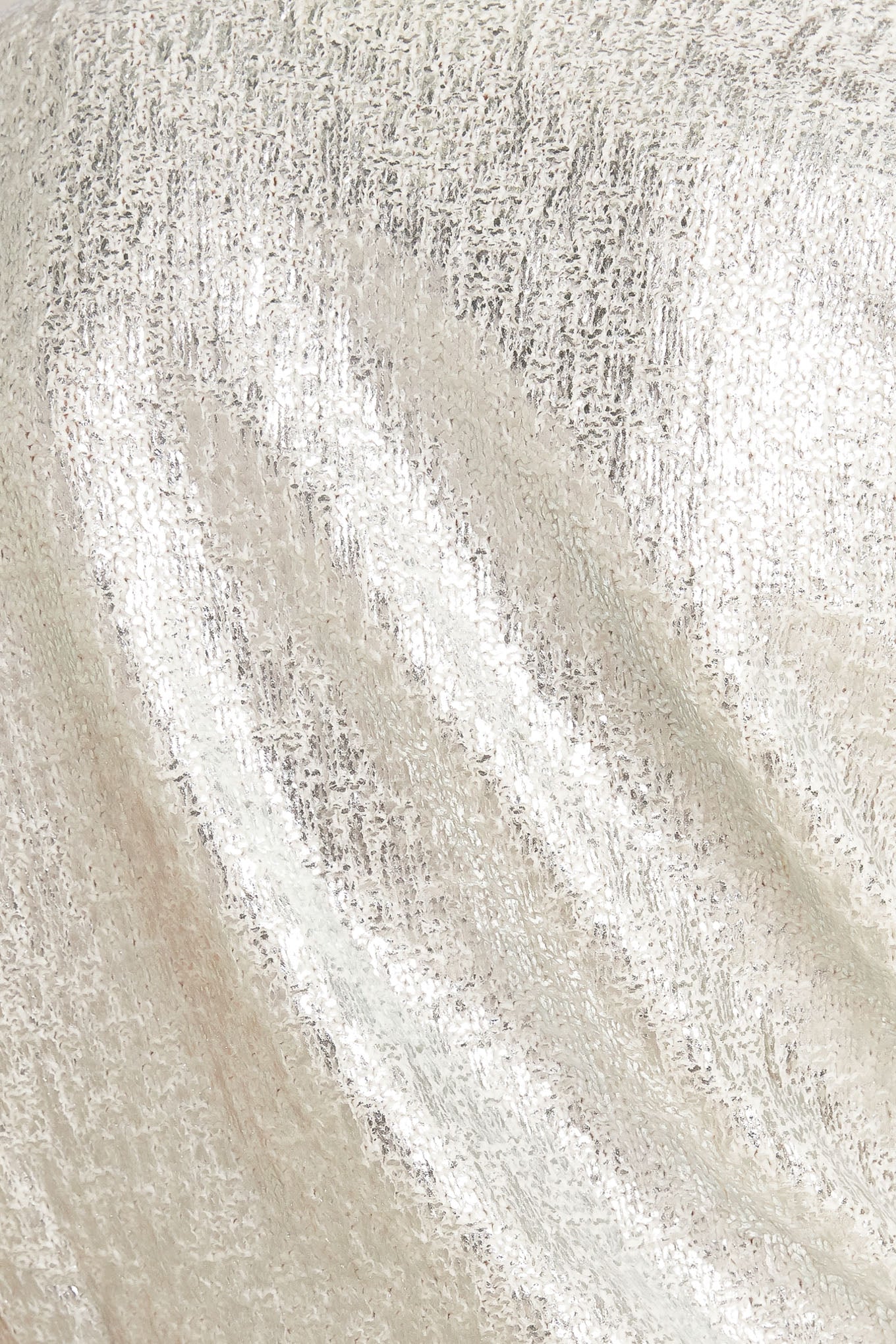 Silver Glow Knit Top