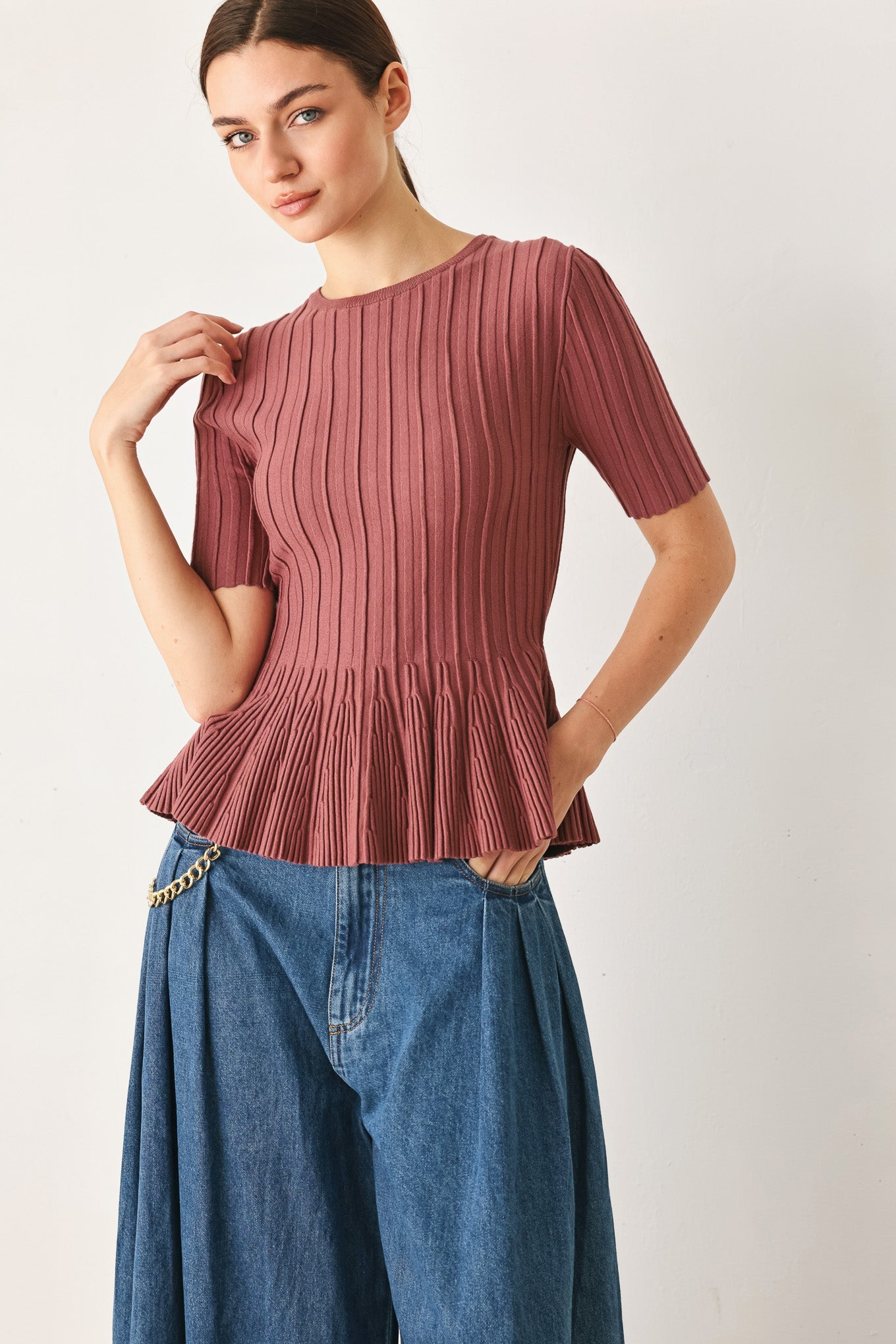 Soft Girl Sweater Knit Top