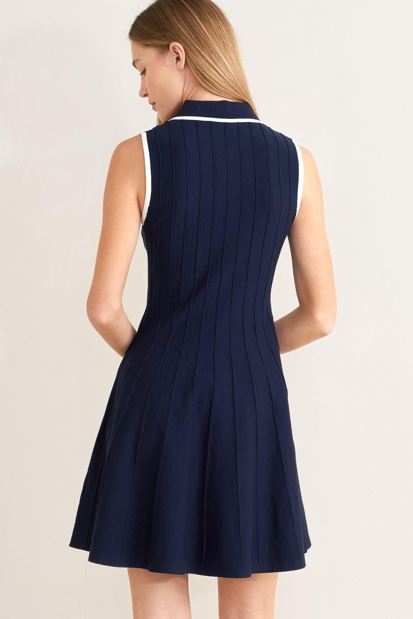 Meet Me In Paris Sweater Knit Mini Dress