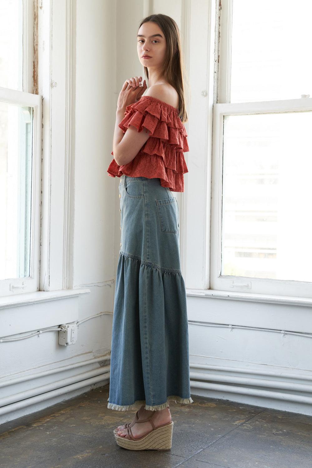 Lovely Existence Off Shoulder Top