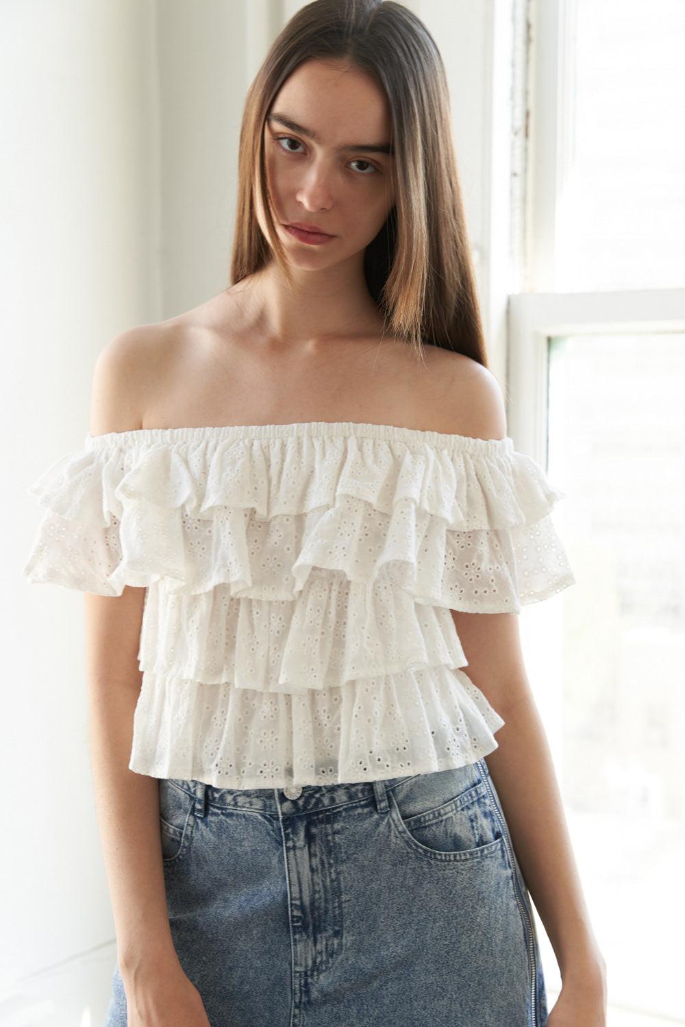 Lovely Existence Off Shoulder Top