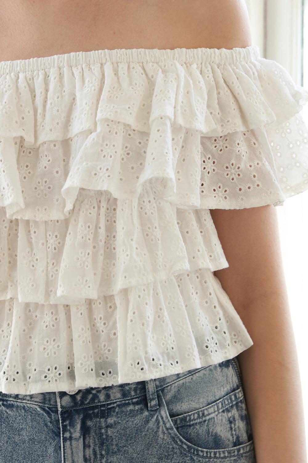 Lovely Existence Off Shoulder Top