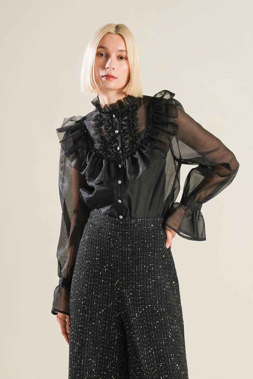 To My Love Woven Blouse