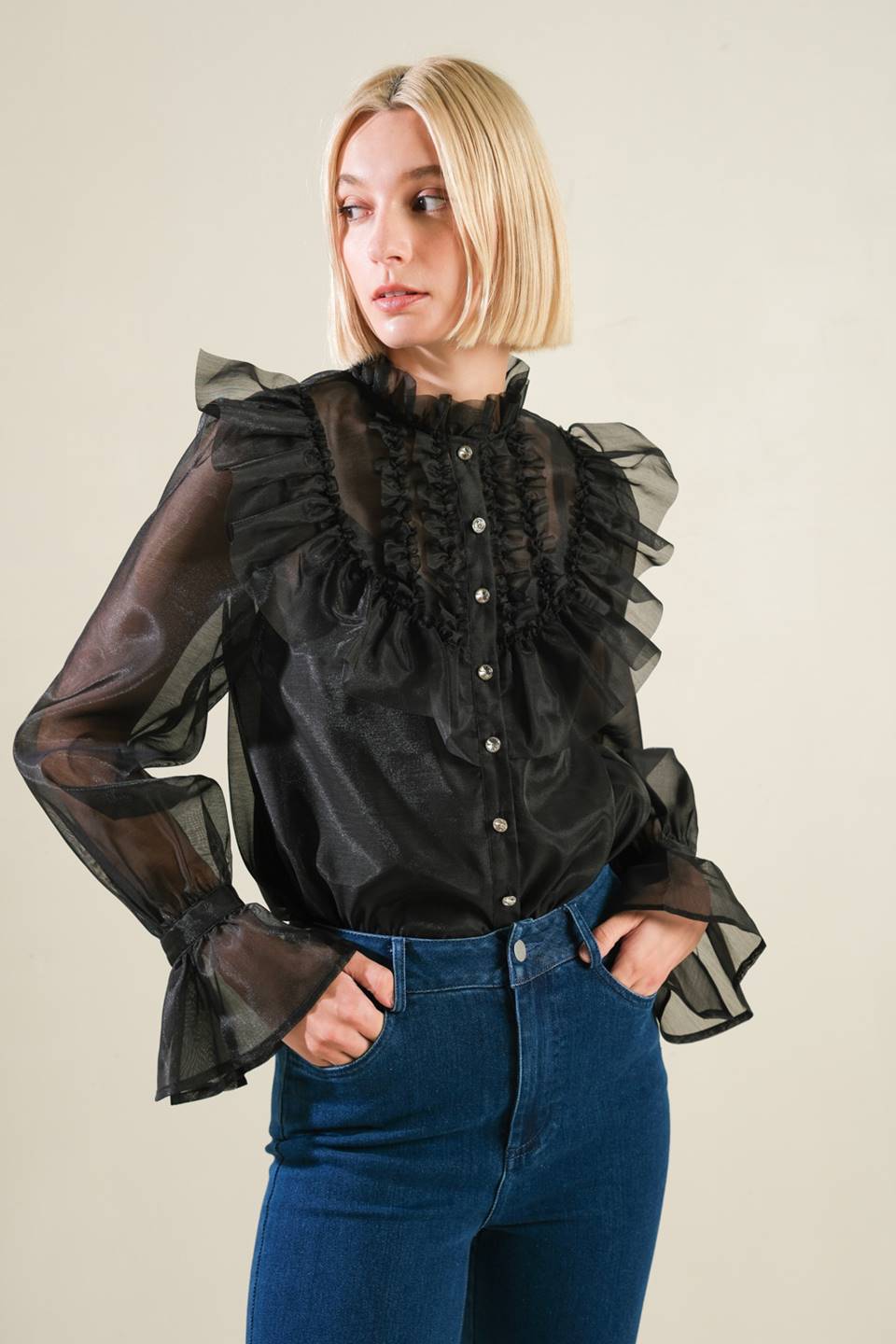 To My Love Woven Blouse