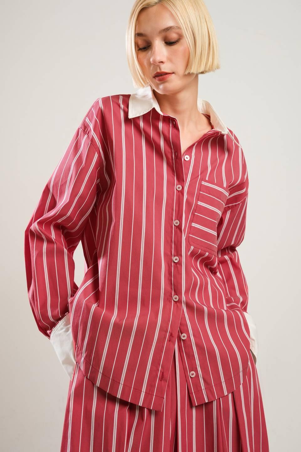 Behind The Grin Woven Top