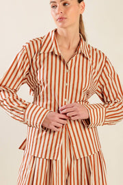 Pieces Of My Heart Woven Top