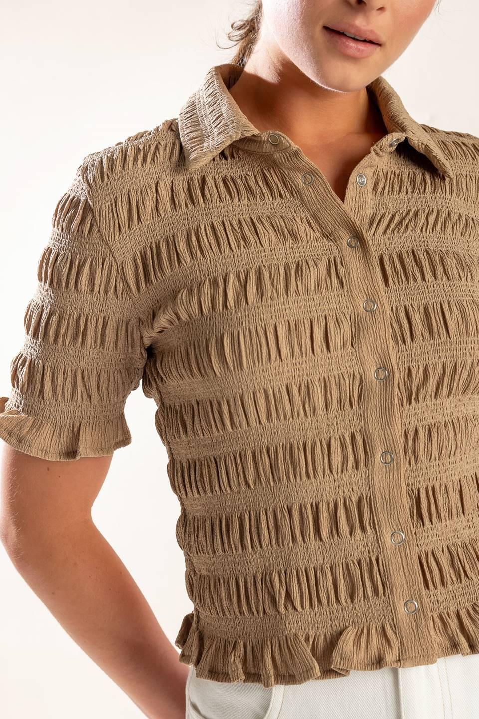 Picnic At Sunset Woven Top