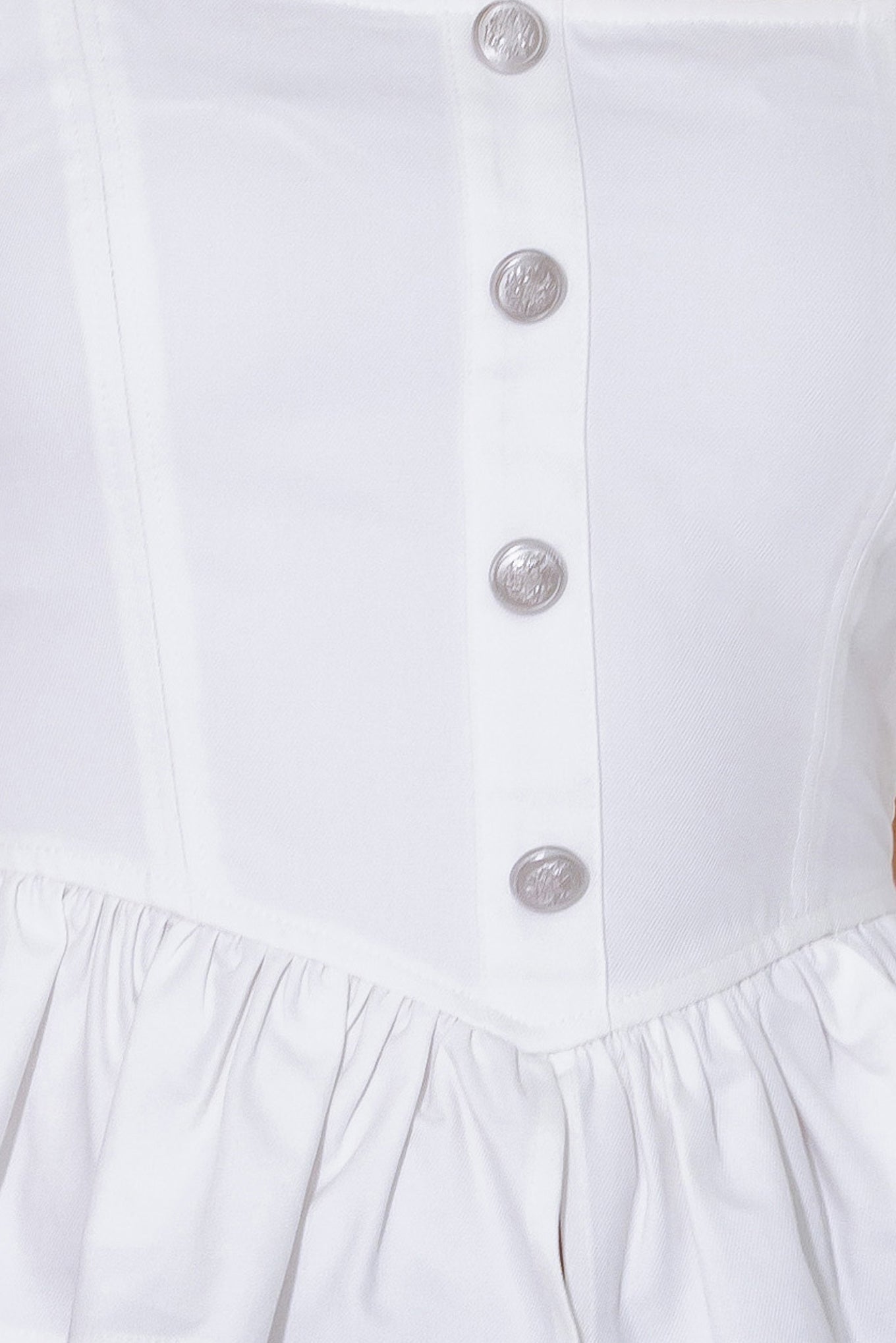 In This Moment White Woven Top