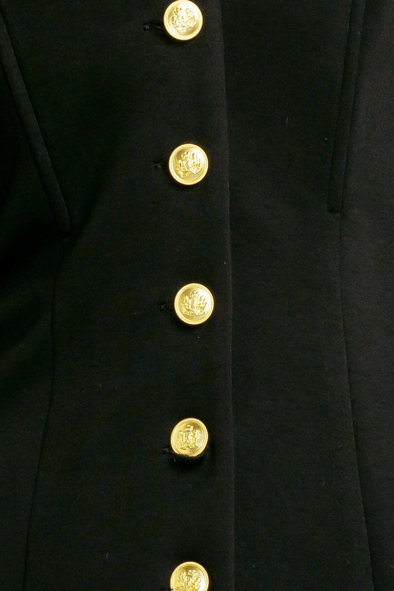 Modern Flow Black Woven Top