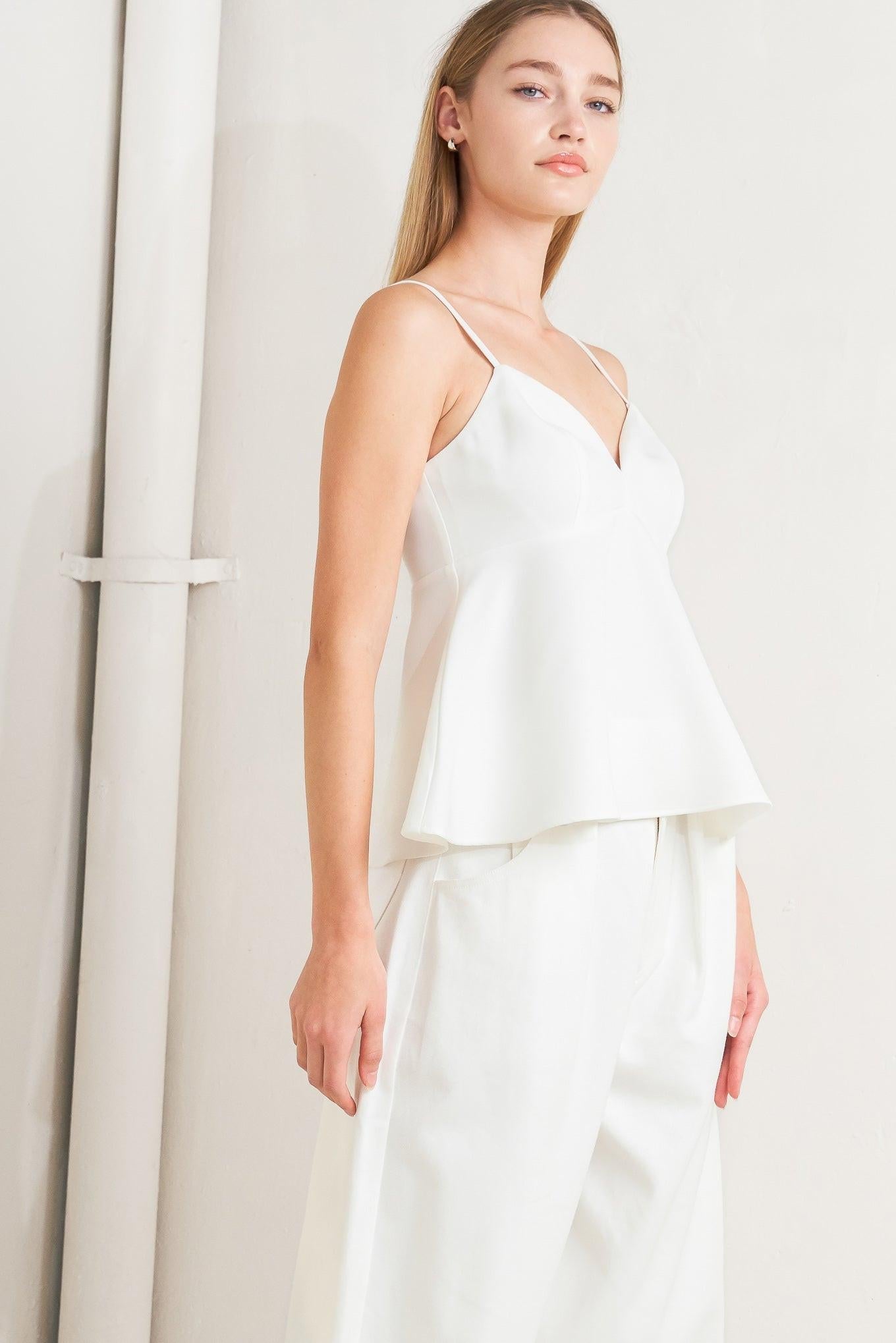 Minimal Mood Woven Cami Top