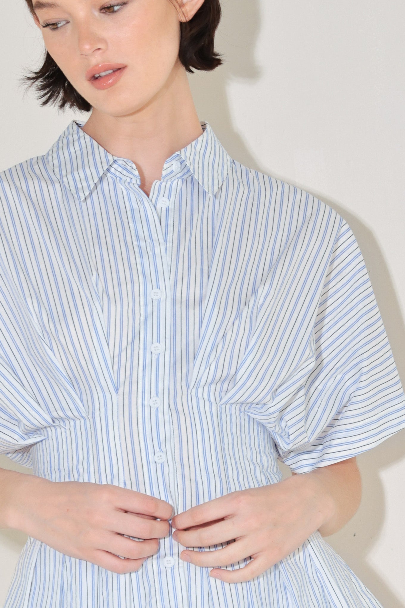 Skyline Stripe Woven Top