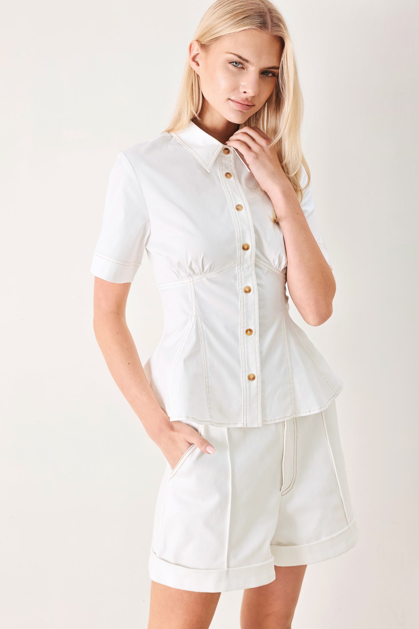 Made For Sunshine Woven Top