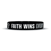 Faith Wins Every Time Wristband