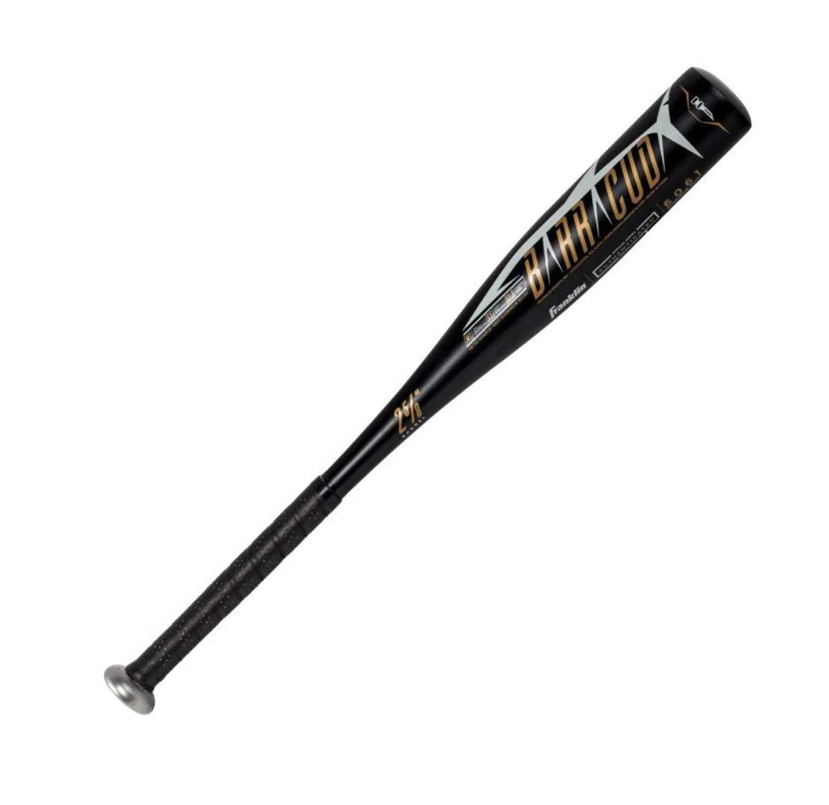 Franklin Barracuda T-Ball Black Youth Bat - 2 1/4" Barrel