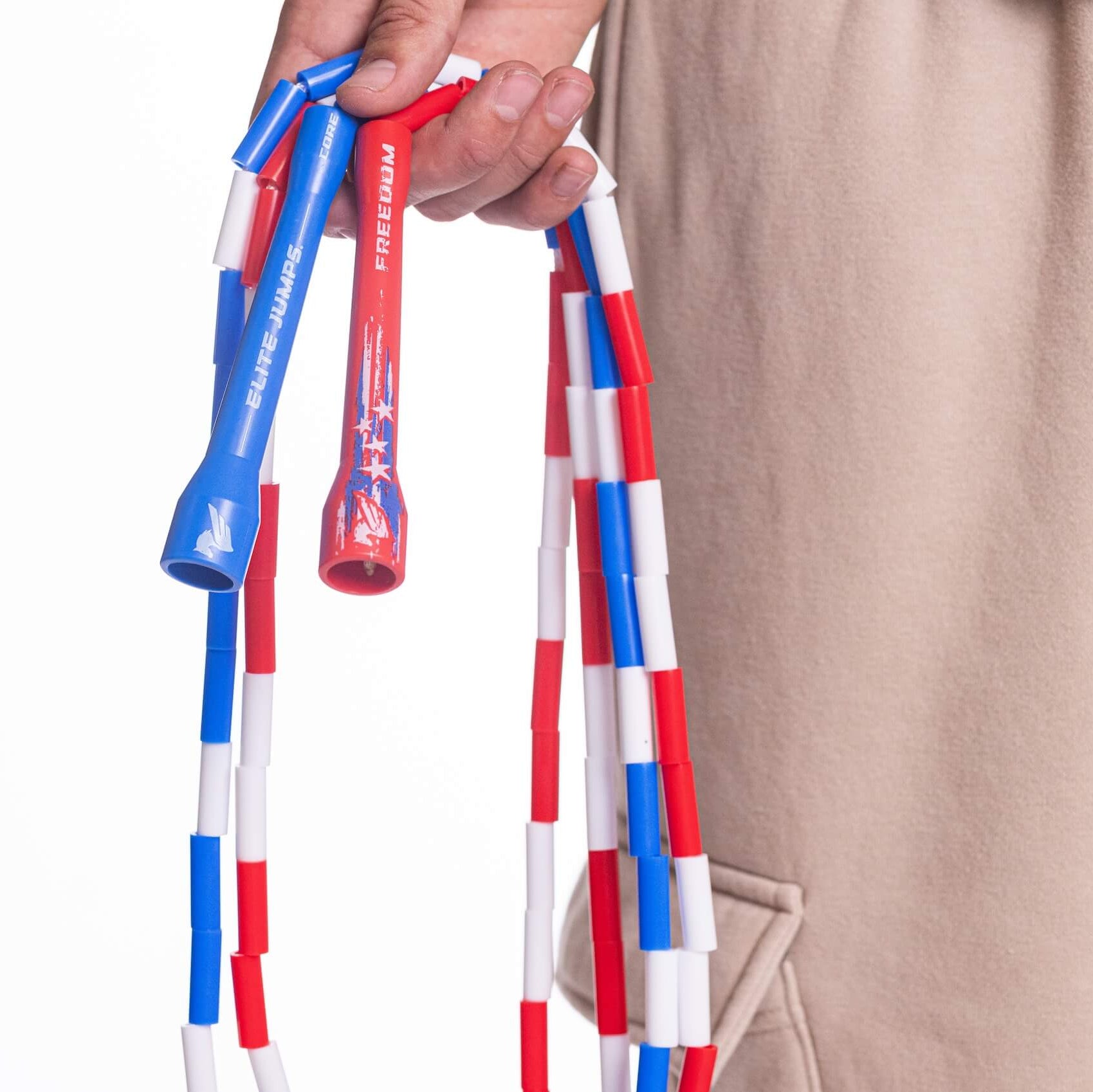 Freedom USA Flag Beaded Jump Rope