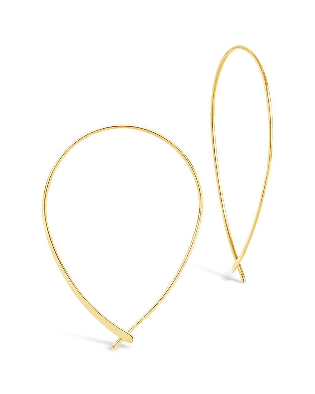 Delicate Threader Hoop Earrings