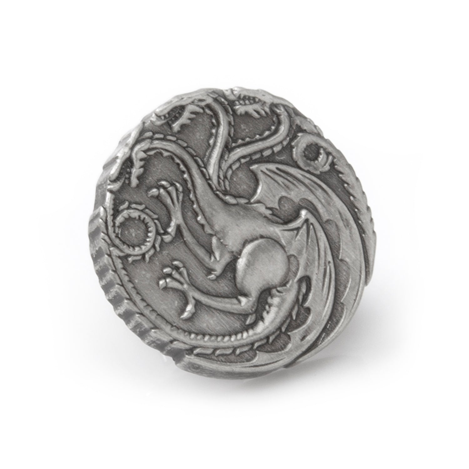 Game Of Thrones Targaryen Dragon Antiqued Lapel Pin