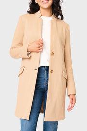Notch Collar Knit Topper Jacket