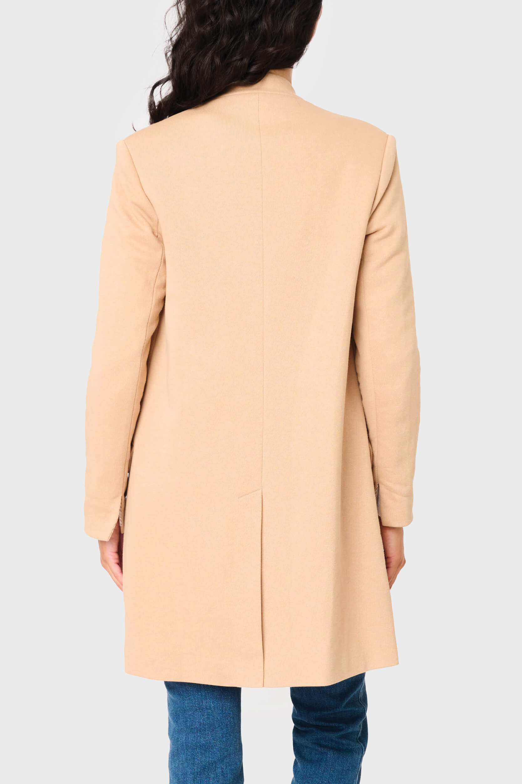 Notch Collar Knit Topper Jacket