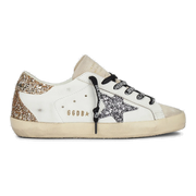 Golden Goose Super-Star Women Sneakers Optic White Seedpearl Glitter