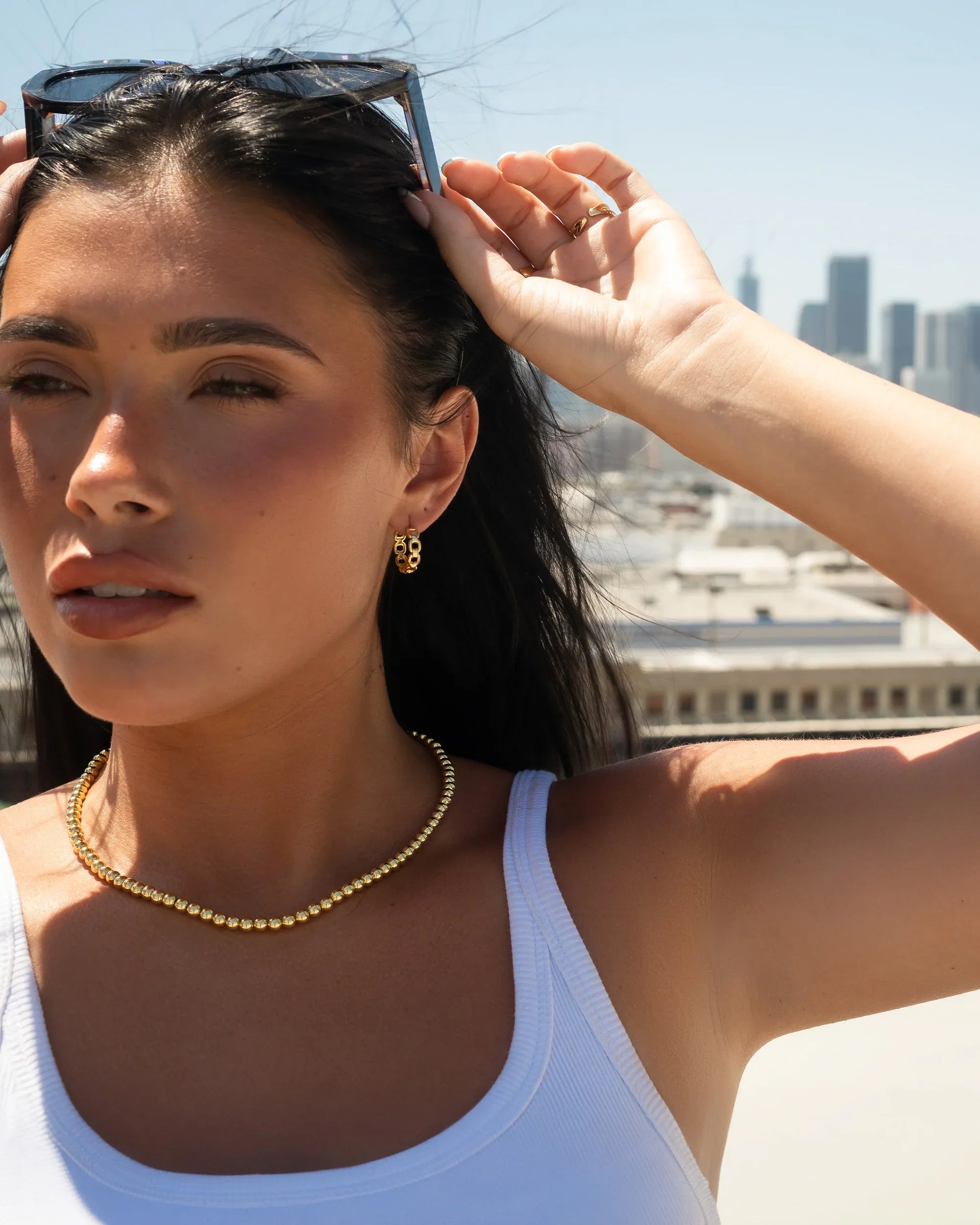 Zoe Lev 5mm Bead Necklace