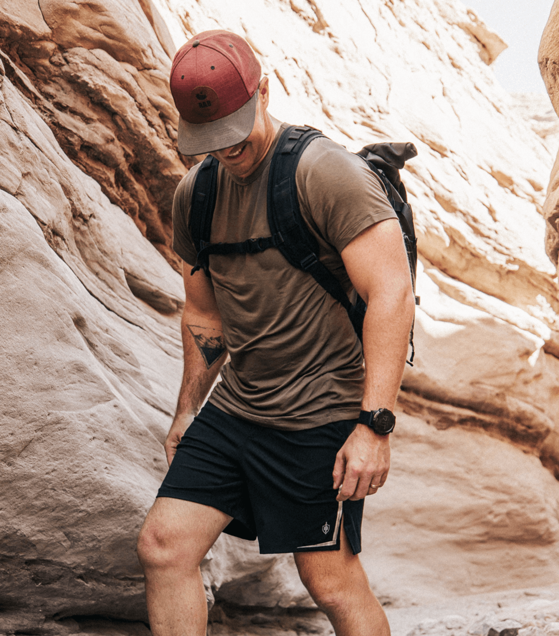 Bamboo Aerotech T-shirt - Olive Green