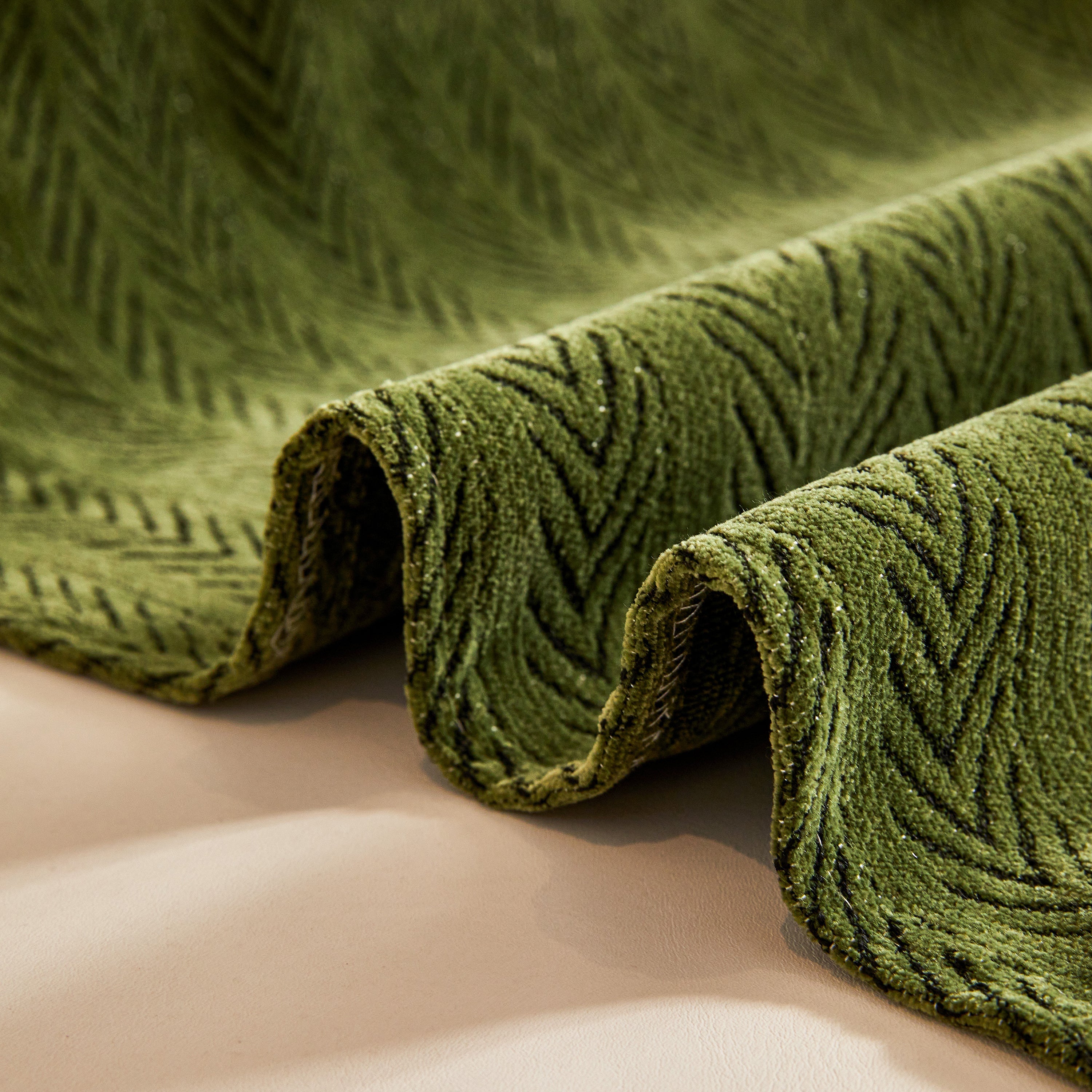 Herringbone Chenille Couch Cover Blanket Soft Durable Throw Sofa Protector With Tassel