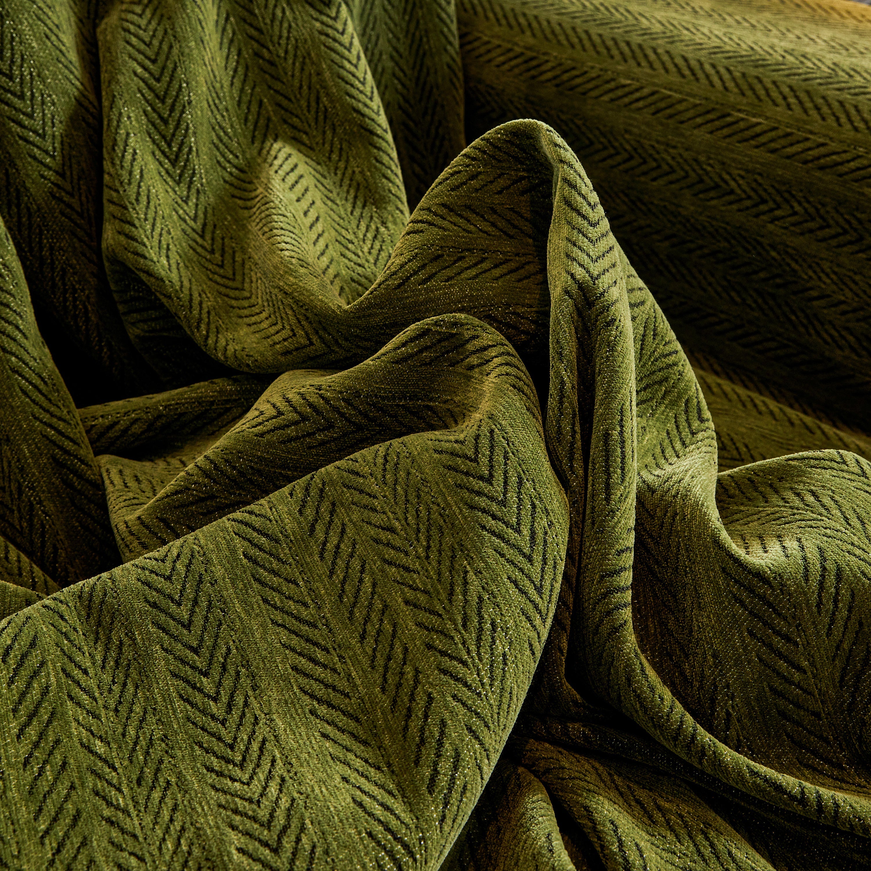 Herringbone Chenille Couch Cover Blanket Soft Durable Throw Sofa Protector With Tassel