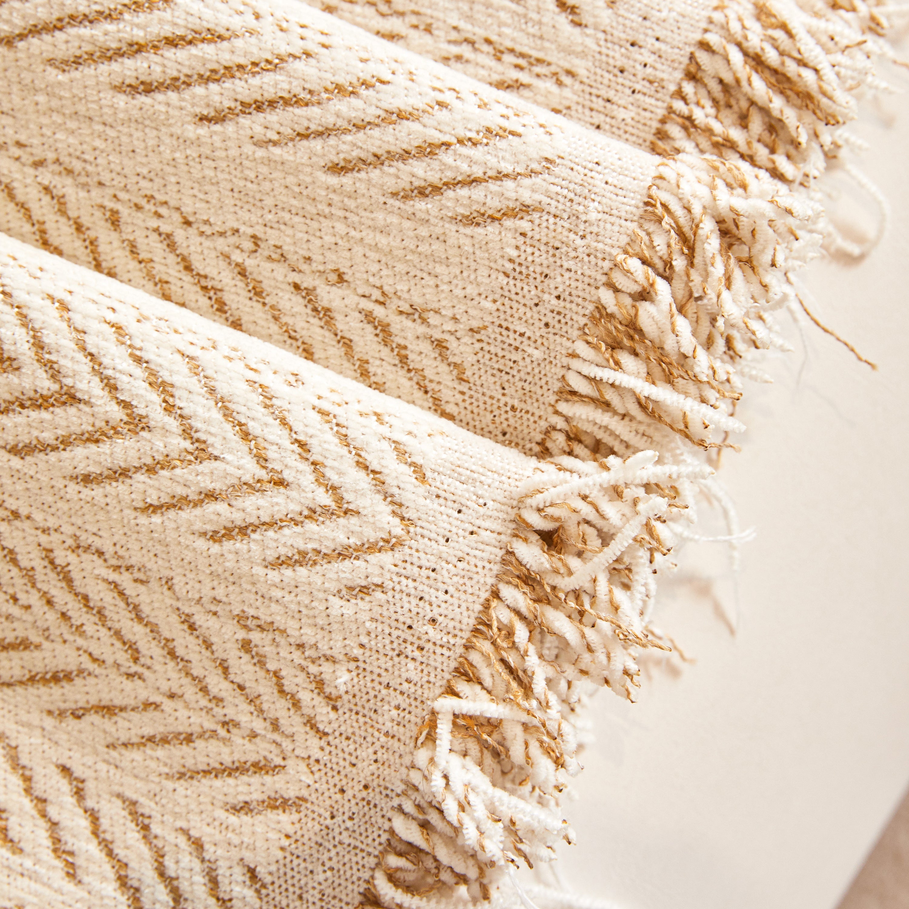 Herringbone Chenille Couch Cover Blanket Soft Durable Throw Sofa Protector With Tassel