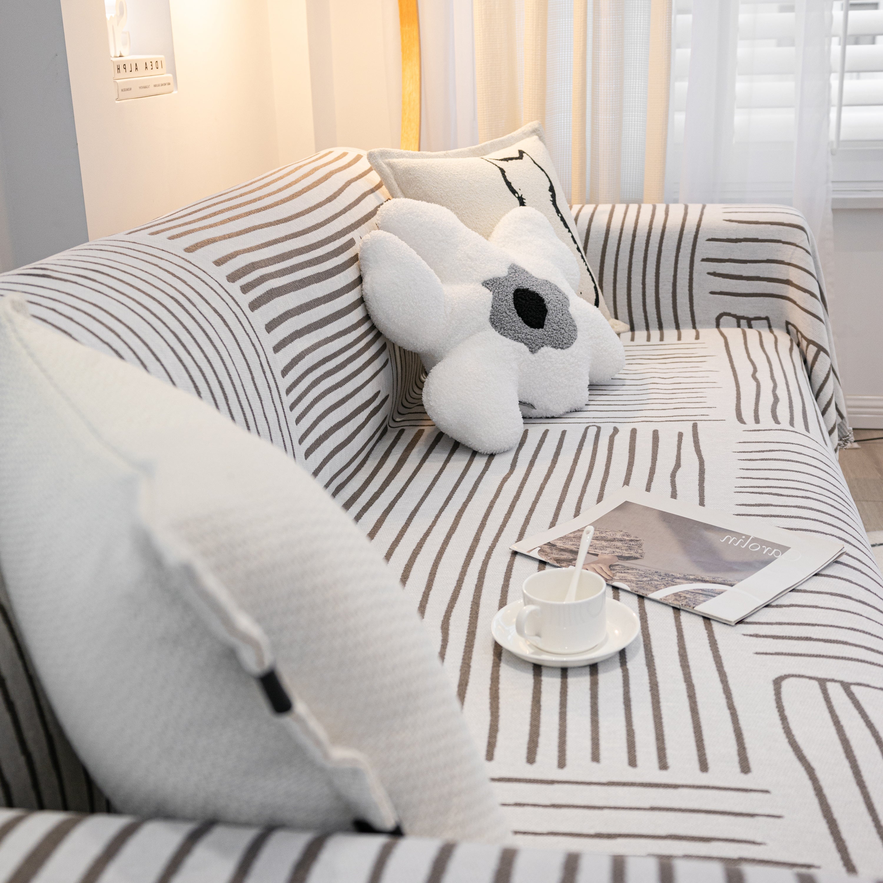 Furniture Pet Protector Couch Cover Throws For Sectional Couch, Couch Cover For Most Shape Sofas
