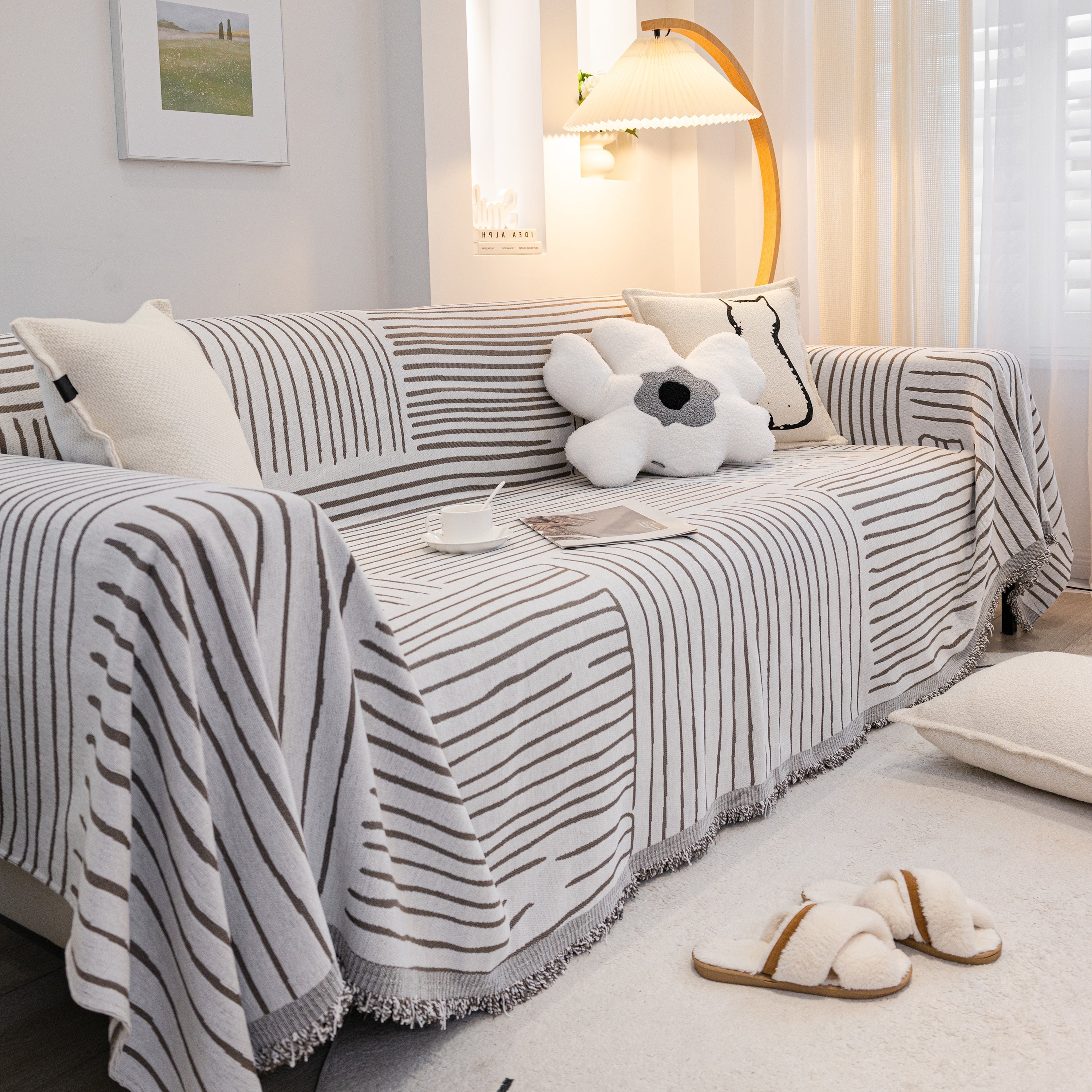 Furniture Pet Protector Couch Cover Throws For Sectional Couch, Couch Cover For Most Shape Sofas