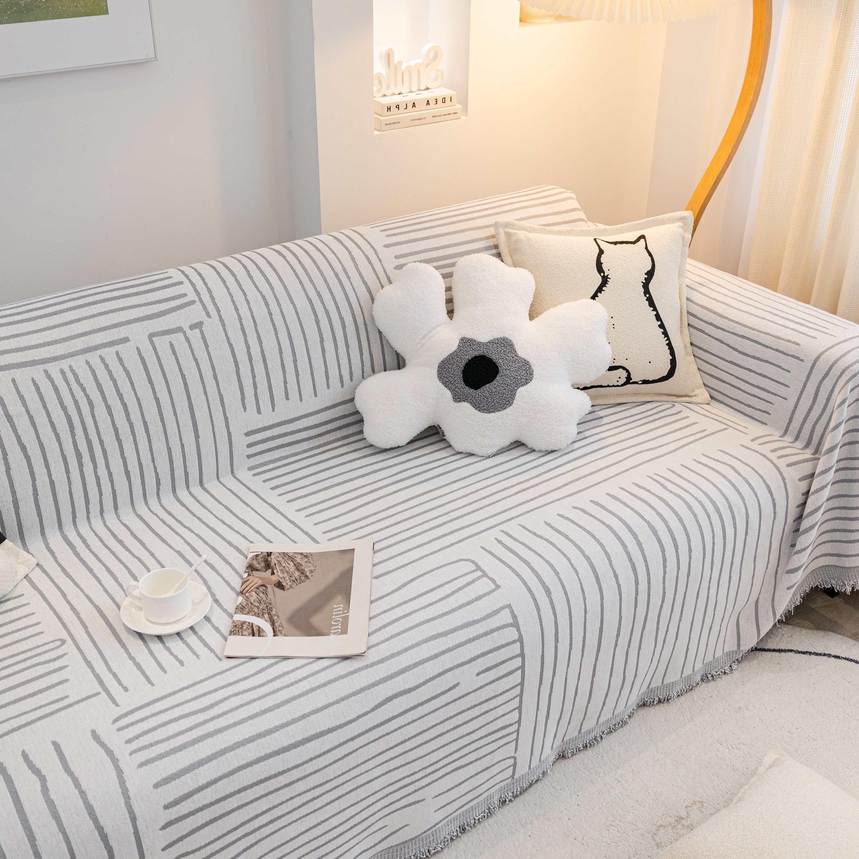 Furniture Pet Protector Couch Cover Throws For Sectional Couch, Couch Cover For Most Shape Sofas