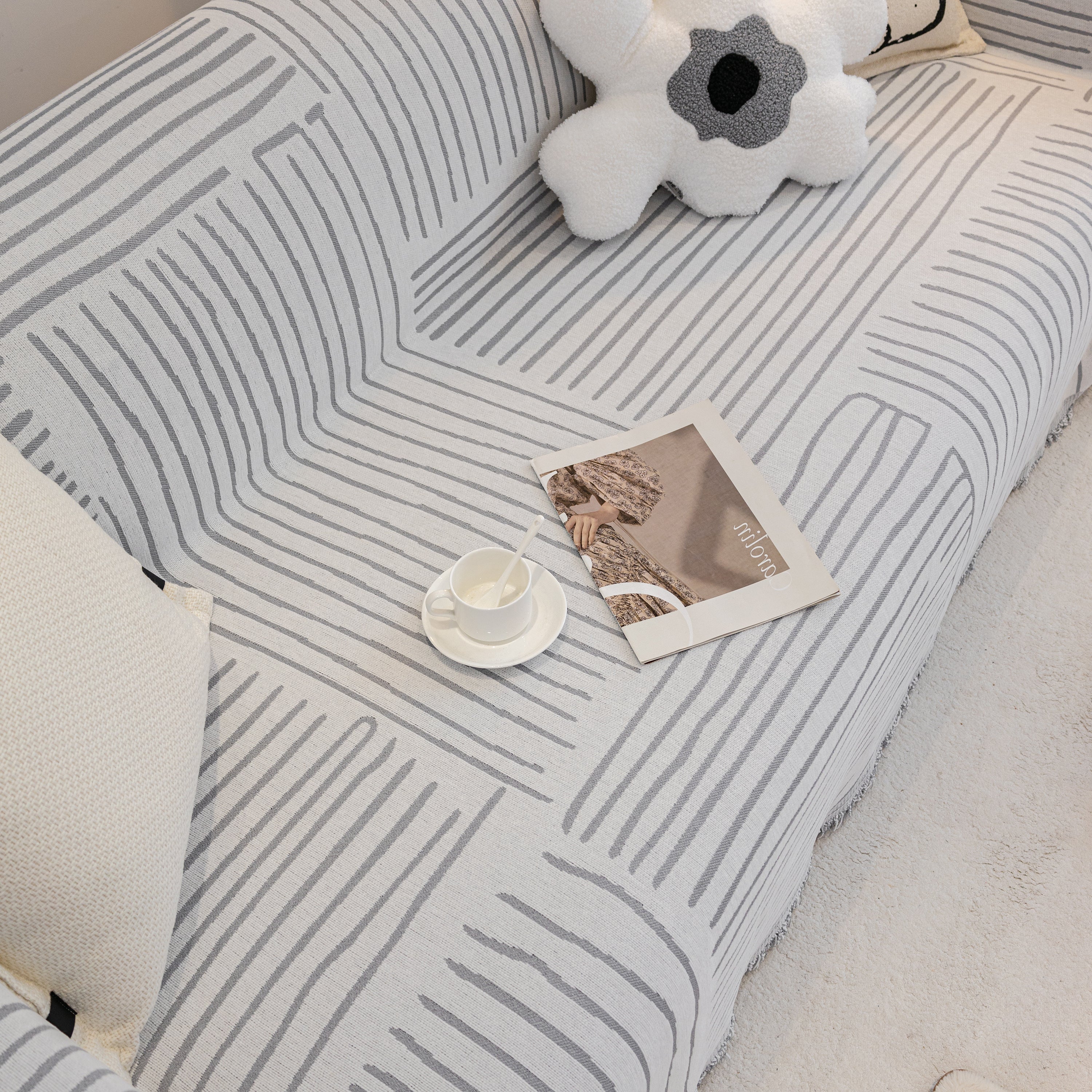 Furniture Pet Protector Couch Cover Throws For Sectional Couch, Couch Cover For Most Shape Sofas