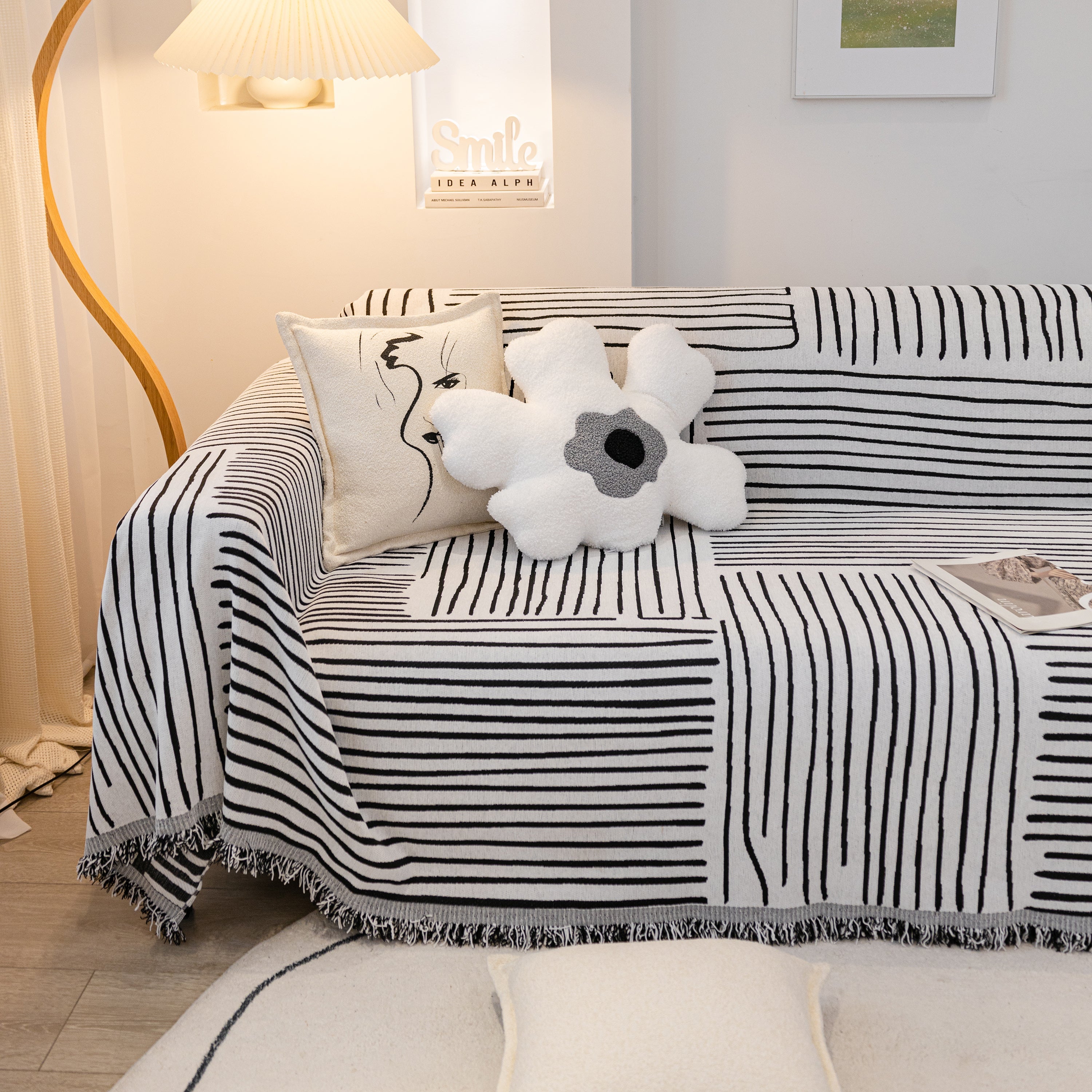 Furniture Pet Protector Couch Cover Throws For Sectional Couch, Couch Cover For Most Shape Sofas