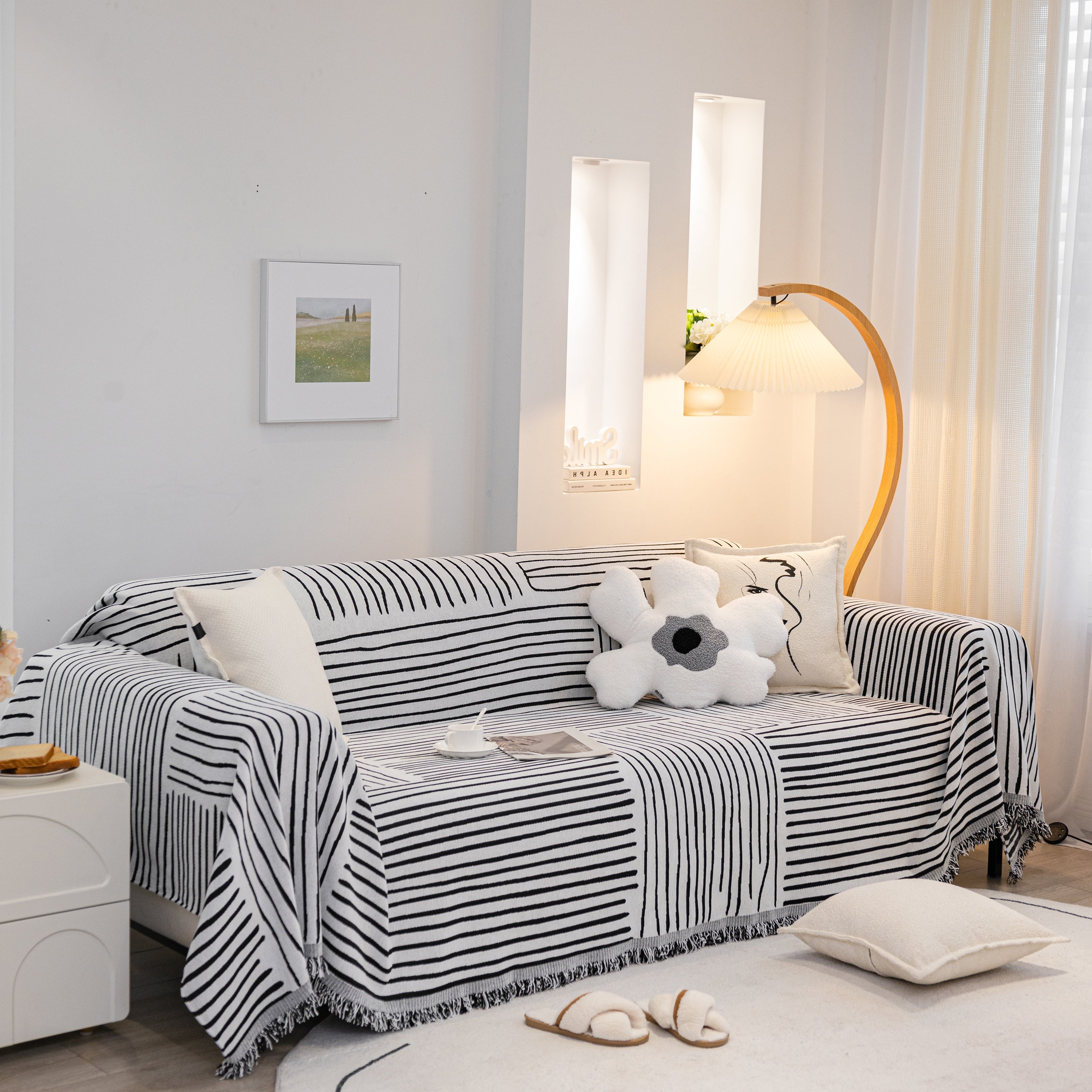 Furniture Pet Protector Couch Cover Throws For Sectional Couch, Couch Cover For Most Shape Sofas