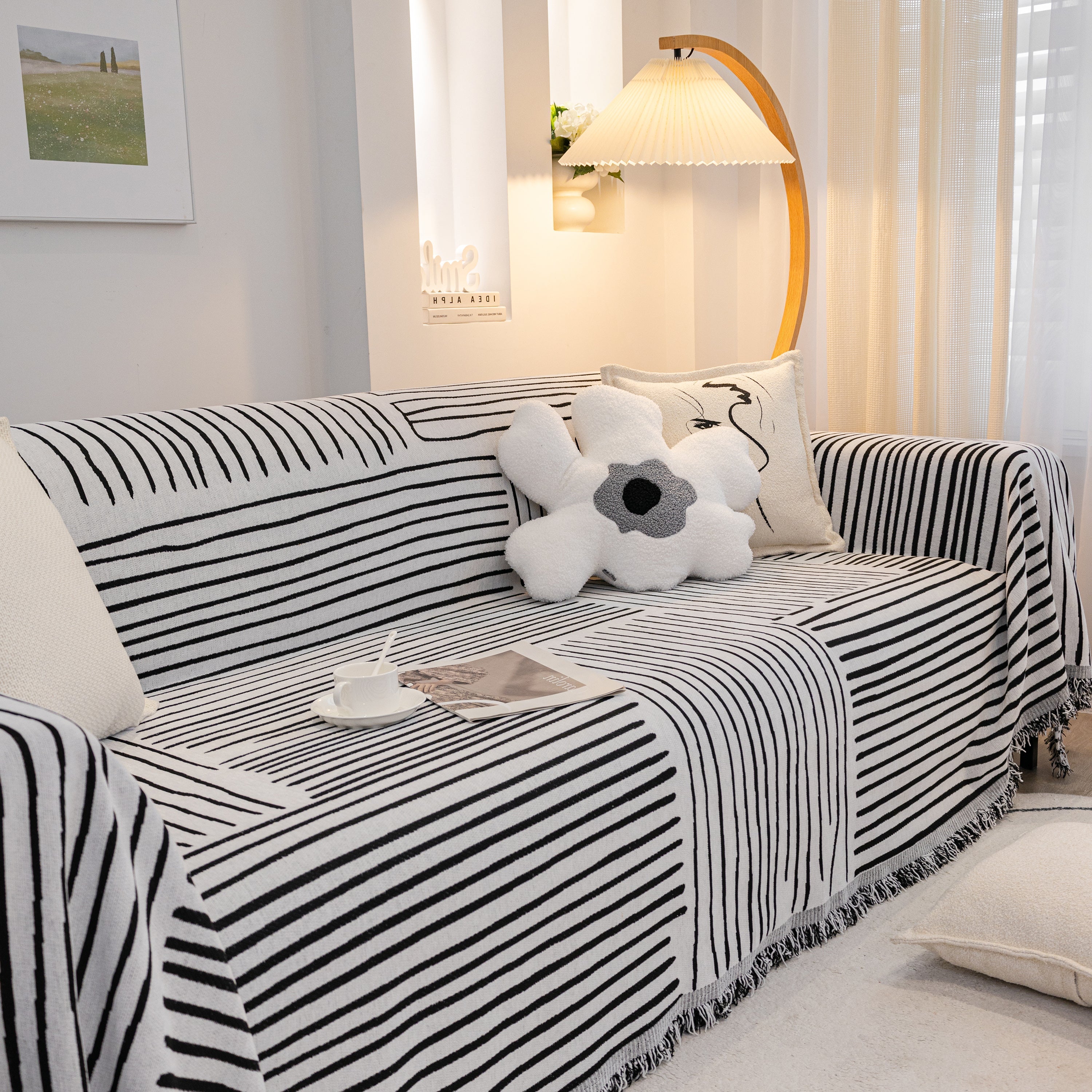 Furniture Pet Protector Couch Cover Throws For Sectional Couch, Couch Cover For Most Shape Sofas