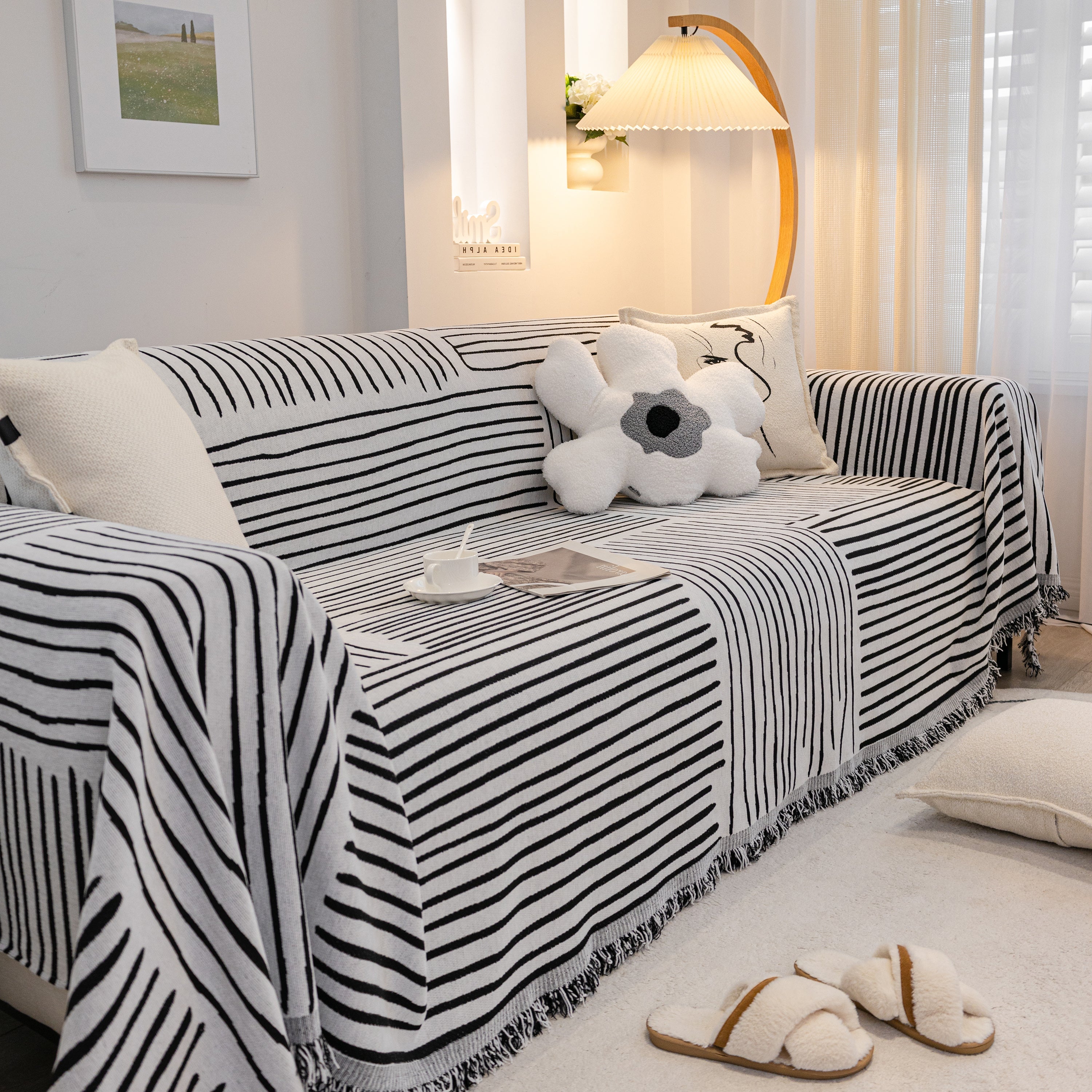 Furniture Pet Protector Couch Cover Throws For Sectional Couch, Couch Cover For Most Shape Sofas