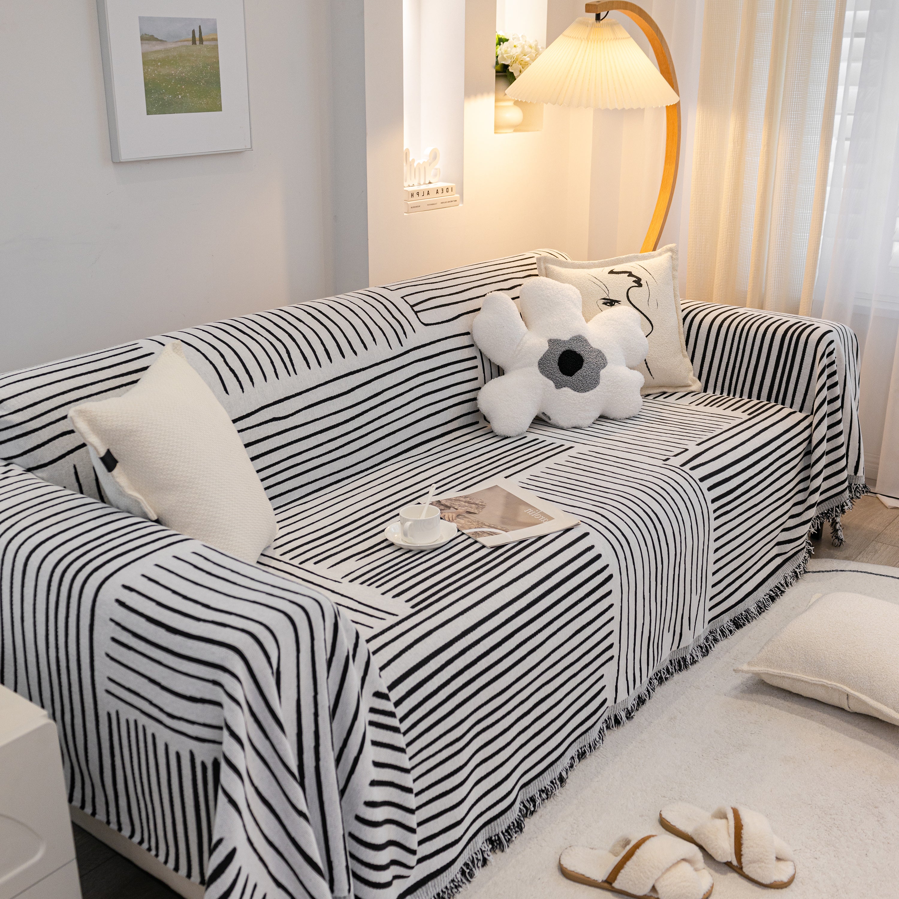 Furniture Pet Protector Couch Cover Throws For Sectional Couch, Couch Cover For Most Shape Sofas