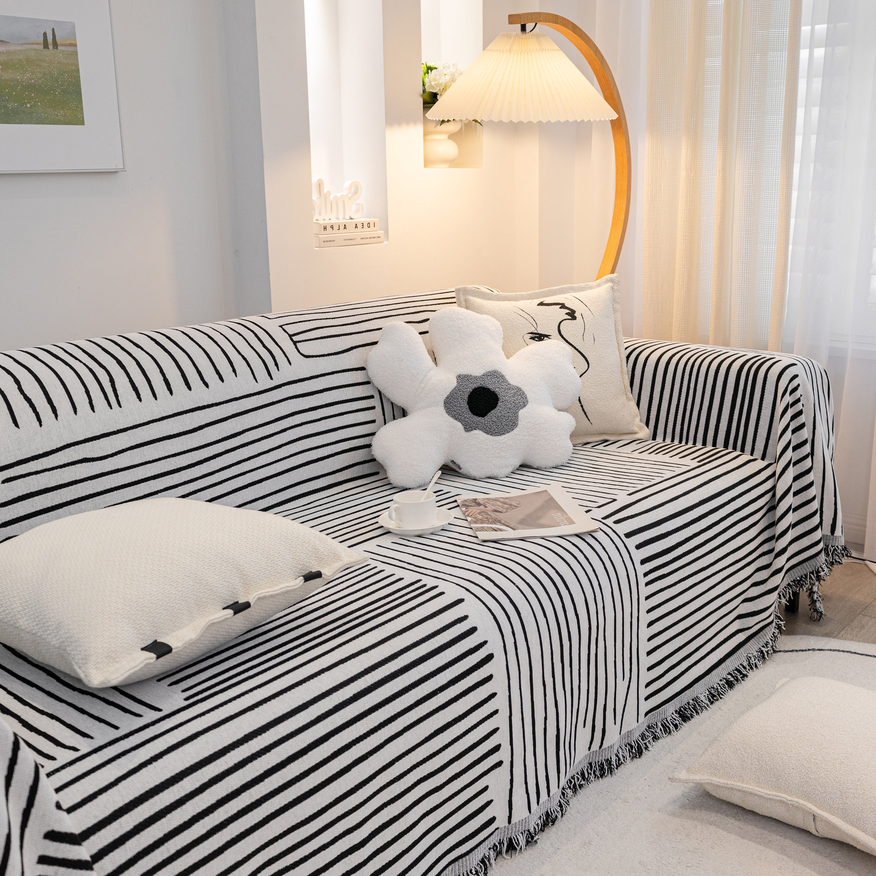 Furniture Pet Protector Couch Cover Throws For Sectional Couch, Couch Cover For Most Shape Sofas
