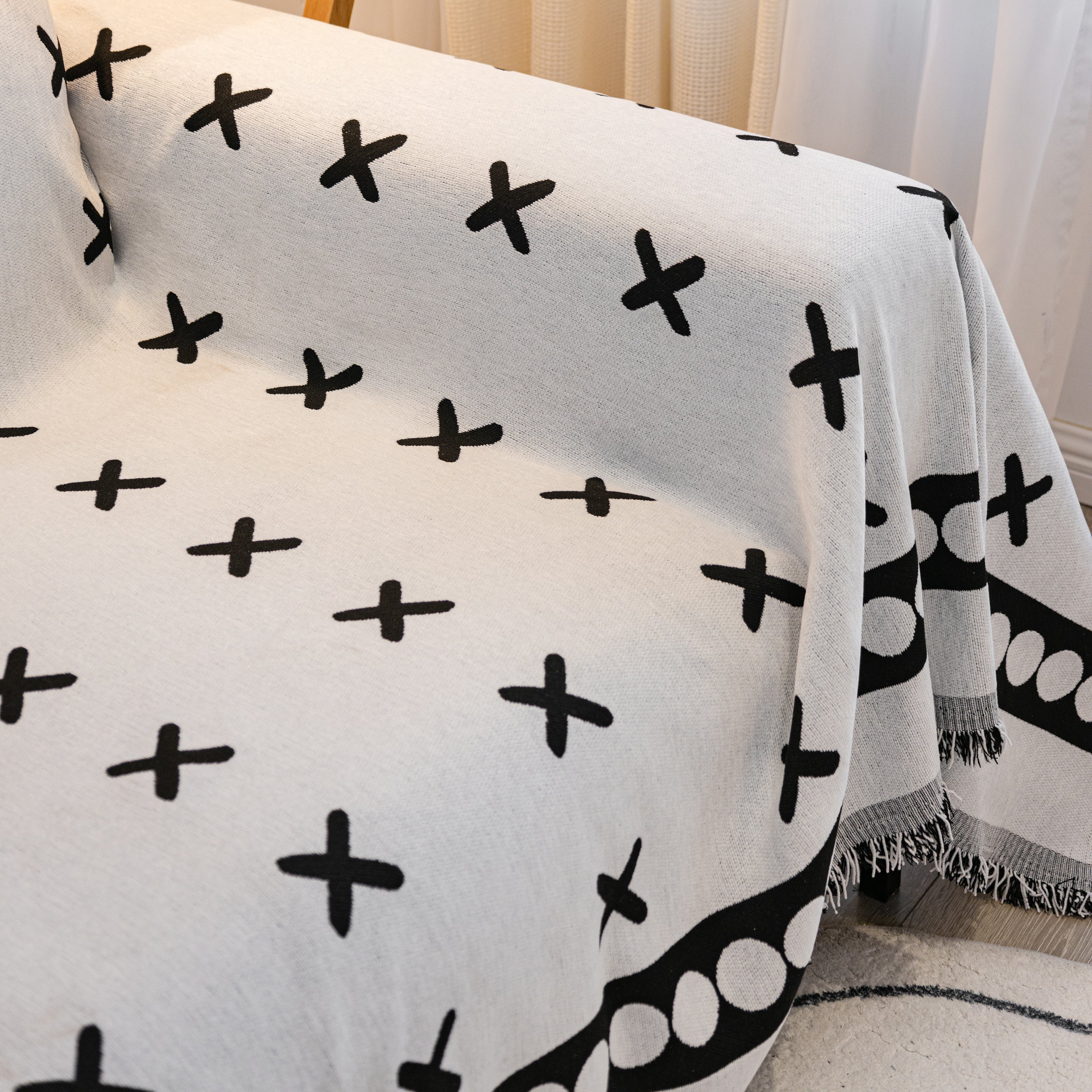 Furniture Pet Protector Couch Cover Throws For Sectional Couch, Couch Cover For Most Shape Sofas